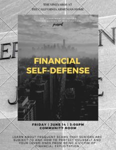 Financial self-defense poster