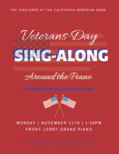 Veteran's Day Sing-along