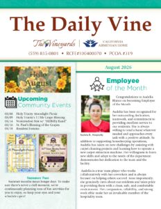 august newsletter