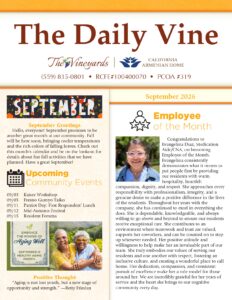 september newsletter